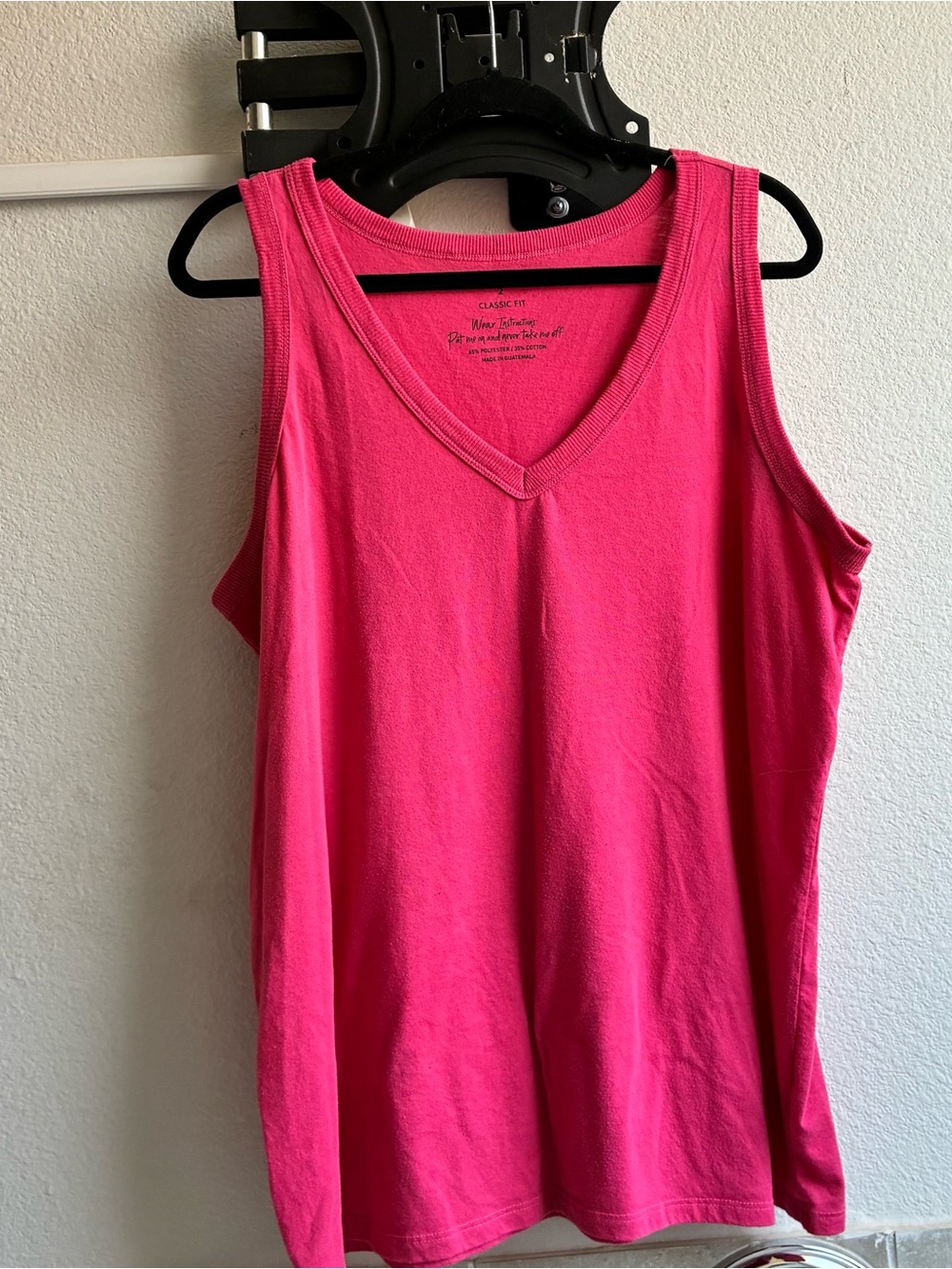 torrid V-Neck Tank Top in Hot Pink